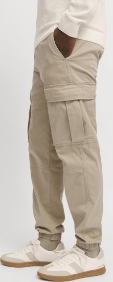 Jack & Jones Jonnie Cuffed Cargo Pants Beige - Džíny & kalhoty - Džíny a Kalhoty - W40-W70