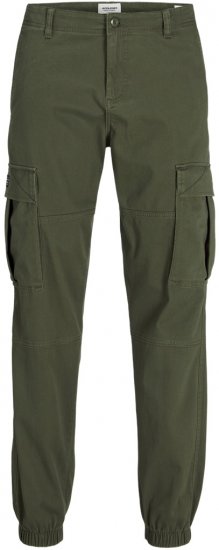 Jack & Jones Jonnie Cuffed Cargo Pants Green - Džíny & kalhoty - Džíny a Kalhoty - W40-W70