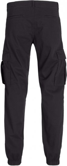 Jack & Jones Jonnie Cuffed Cargo Pants Black - Džíny & kalhoty - Džíny a Kalhoty - W40-W70