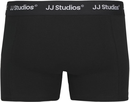 Jack & Jones Soho Solid Trunks 3-Pack Black - Spodní prádlo - Spodní Prádlo Nadměrné Velikosti 2XL-8XL