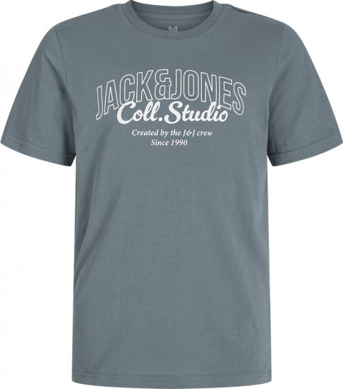 Jack & Jones Makoto T-shirt Grey - Trička - Trička nadměrné velikosti - 2XL-14XL