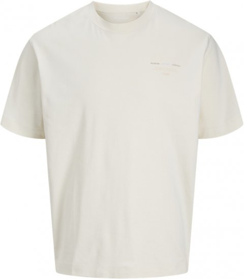Jack & Jones Urban Edge Studio T-shirt White - Trička - Trička nadměrné velikosti - 2XL-14XL