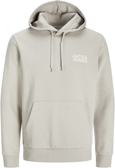 Jack & Jones ECORP Hoodie Grey - Mikiny & mikiny s kapucí - Mikiny & Mikiny s kapucí 2XL-12XL