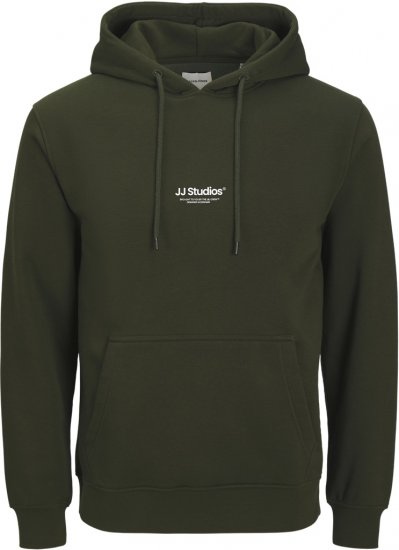 Jack & Jones Soho Hoodie Green - Mikiny & mikiny s kapucí - Mikiny & Mikiny s kapucí 2XL-12XL