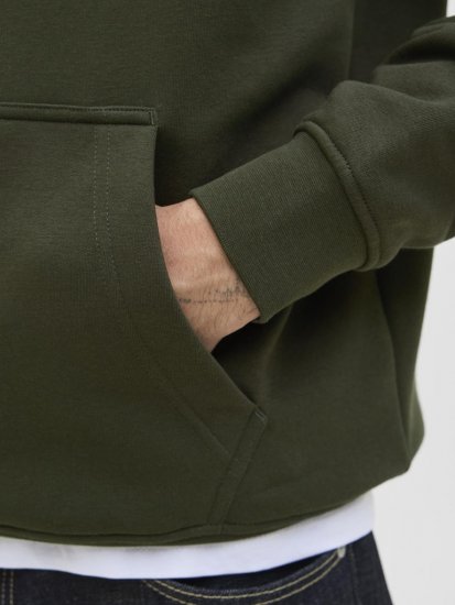 Jack & Jones Soho Hoodie Green - Mikiny & mikiny s kapucí - Mikiny & Mikiny s kapucí 2XL-12XL