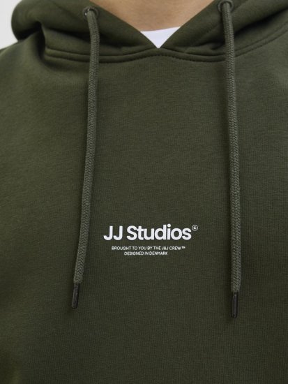Jack & Jones Soho Hoodie Green - Mikiny & mikiny s kapucí - Mikiny & Mikiny s kapucí 2XL-12XL