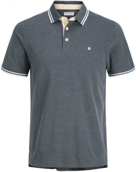 Jack & Jones Paulos Polo Short Sleeve Stormy Weather - Polokošile - Polokošile 2XL-8XL - Trička s límečkem 2XL-8XL