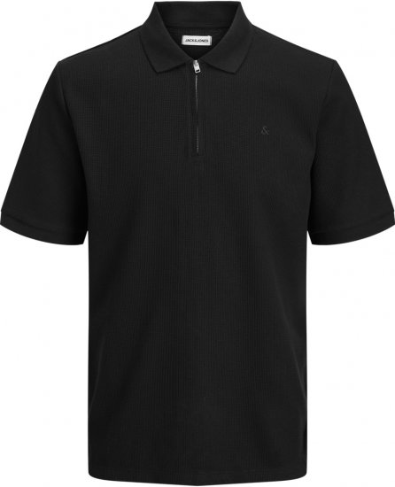 Jack & Jones Austin Polo Short Sleeve Black - Polokošile - Polokošile 2XL-8XL - Trička s límečkem 2XL-8XL