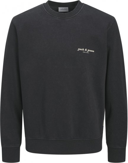 Jack & Jones Dover Sweatshirt Black - Mikiny & mikiny s kapucí - Mikiny & Mikiny s kapucí 2XL-12XL