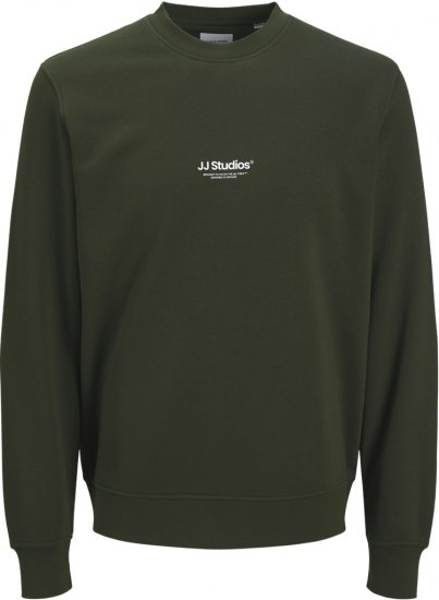 Jack & Jones Soho Sweatshirt Green - Mikiny & mikiny s kapucí - Mikiny & Mikiny s kapucí 2XL-12XL