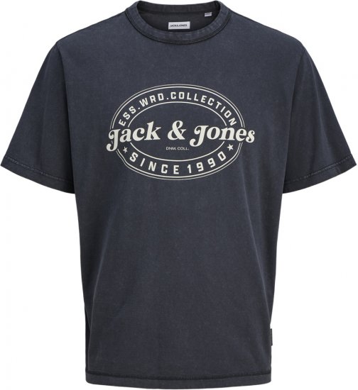Jack & Jones Dover T-Shirt Short Sleeve Black - Trička - Trička nadměrné velikosti - 2XL-14XL