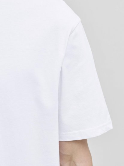 Jack & Jones Soho T-Shirt White - Trička - Trička nadměrné velikosti - 2XL-14XL