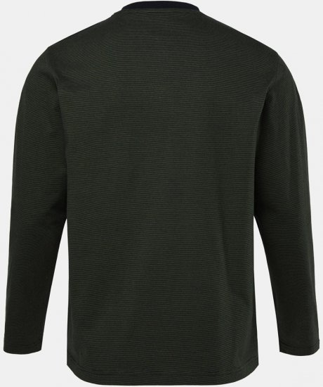 JP1880 Pyjamas Two-piece Striped Dark Green - Spodní prádlo - Spodní Prádlo Nadměrné Velikosti 2XL-8XL