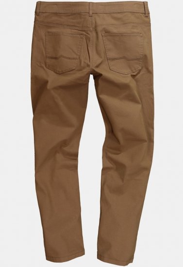 JP1880 Twill Trousers Belly Fit 5-Pocket Brown - Džíny & kalhoty - Džíny a Kalhoty - W40-W70