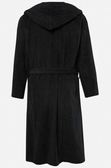 JP1880 Bathrobe Terry Black - Spodní prádlo - Spodní Prádlo Nadměrné Velikosti 2XL-8XL