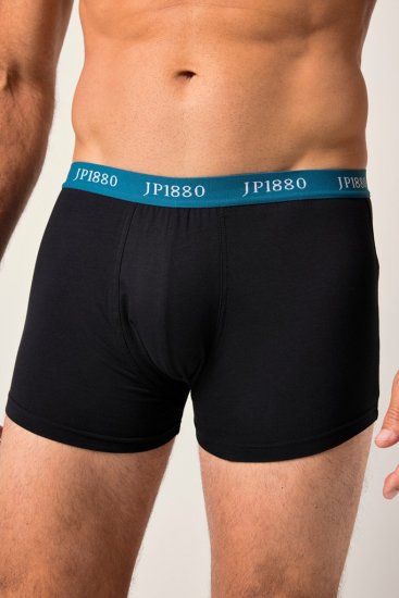 JP1880 FLEXNAMIC OEKO-TEX Boxer Shorts 2-Pack Black - Spodní prádlo - Spodní Prádlo Nadměrné Velikosti 2XL-8XL