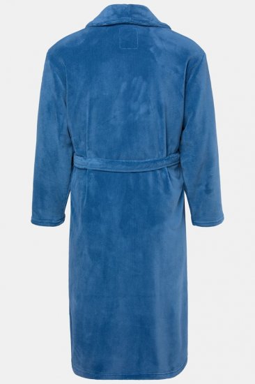 JP1880 Bathrobe with Spacious Pockets Denim Blue - Spodní prádlo - Spodní Prádlo Nadměrné Velikosti 2XL-8XL