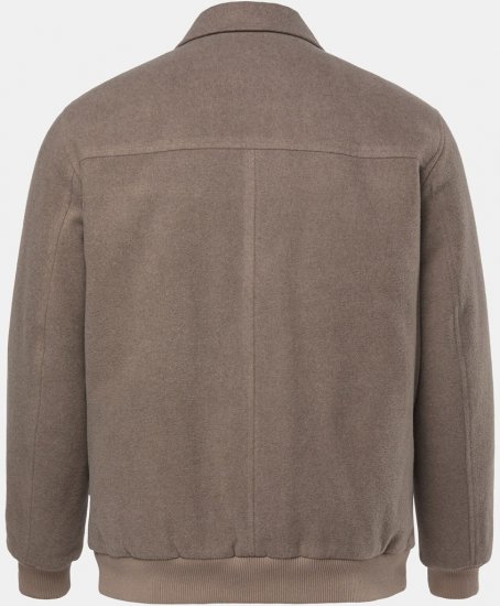 JP1880 Blouson Jacket Lightweight and Warm Brown - Bundy - Bundy Nadměrné Velikosti - 2XL-8XL