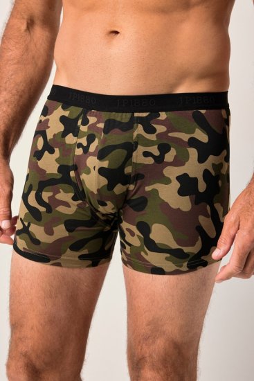 JP1880 FLEXNAMIC OEKO-TEX Boxer Shorts 2-Pack Green - Spodní prádlo - Spodní Prádlo Nadměrné Velikosti 2XL-8XL