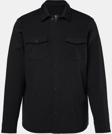 JAY-PI FLEXNAMIC® Sweat-Overshirt Black - Bundy - Bundy Nadměrné Velikosti - 2XL-8XL