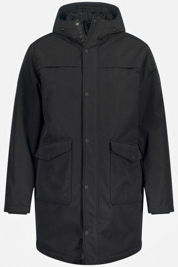 JP1880 Warm Parka with Wind Cuffs Black - Bundy - Bundy Nadměrné Velikosti - 2XL-8XL