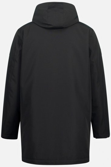 JP1880 Warm Parka with Wind Cuffs Black - Bundy - Bundy Nadměrné Velikosti - 2XL-8XL