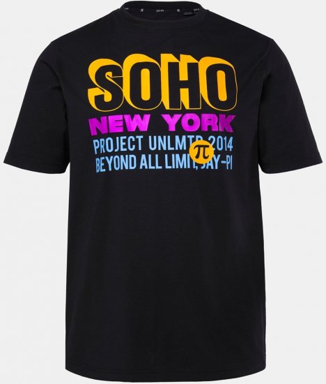 JAY-PI FLEXNAMIC® Soho T-shirt Black - Trička - Trička nadměrné velikosti - 2XL-14XL