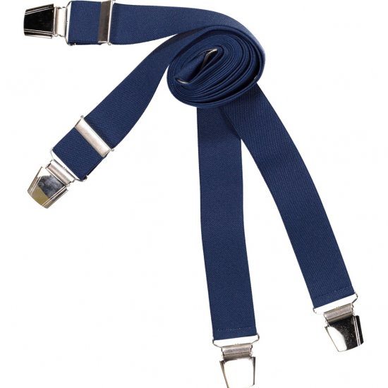 JP1880 Suspenders X-Shape Navy - Všechno oblečení - Pánské nadměrné velikosti