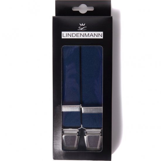 JP1880 Suspenders X-Shape Navy - Všechno oblečení - Pánské nadměrné velikosti