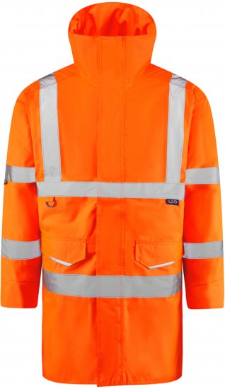 Leo Tawstock EcoViz 4K Baffle Lined Anorak Hi-Vis Orange - Bundy s vysokou viditelností - Bundy s vysokou viditelností 3XL-6XL
