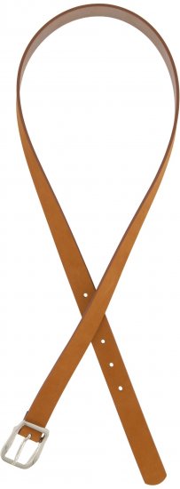 Ulla Popken Soft Suede Belt Brown - Dámské pásky – velké velikosti - 