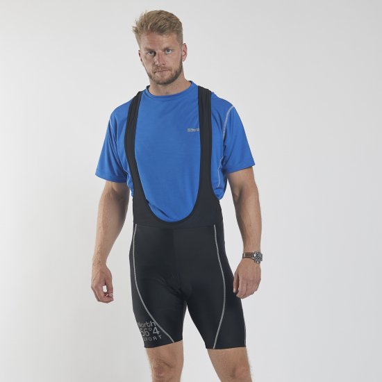 North Latitude Bike Shorts With Suspenders Black TALL - Sportovní oblečení - Sportovní Oblečení 2XL-10XL