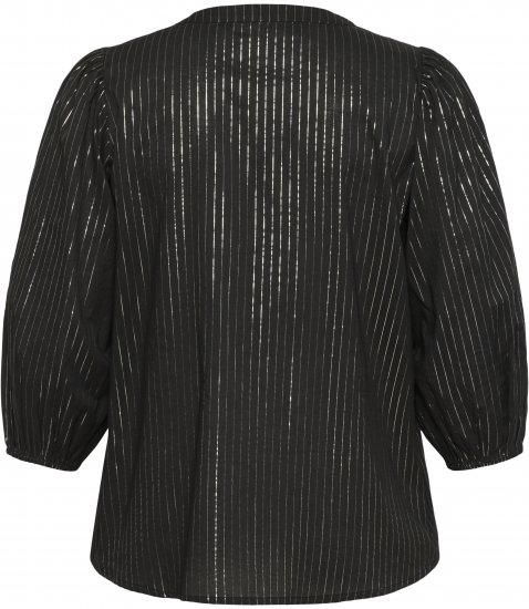 Kaffe Curve Luisa Blouse Black Deep - Halenky - 