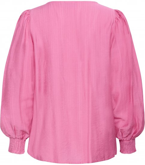 Kaffe Curve Sofia Blouse Pink Power - Halenky - 
