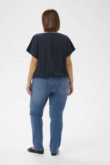 Kaffe Curve Nana Halenka s krátkým rukávem - Halenky & tuniky - 