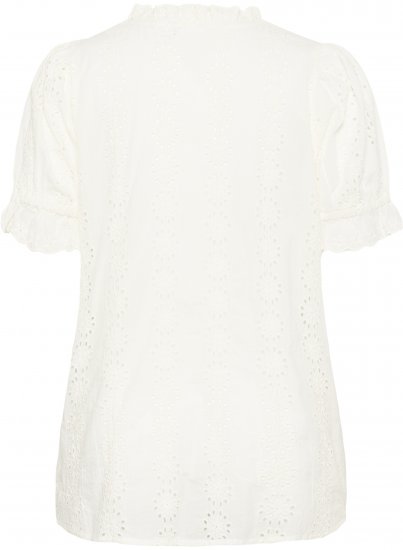 Kaffe Curve Dina Blouse White - Halenky - 