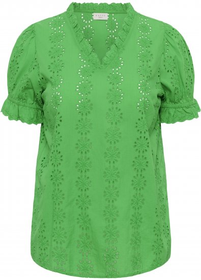 Kaffe Curve Dina Blouse Bright Green - Halenky - 
