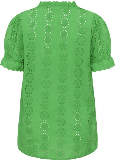 Kaffe Curve Dina Blouse Bright Green - Halenky - 