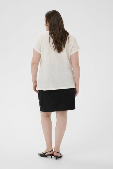 Kaffe Curve Felice Blouse Chalk - Halenky - 