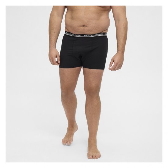 North Latitude 5-Pack Boxershorts Black - Boxerky - Boxerky 2XL-12XL