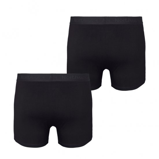 North Latitude Bamboo 2-Pack Trunks Black - Boxerky - Boxerky 2XL-12XL