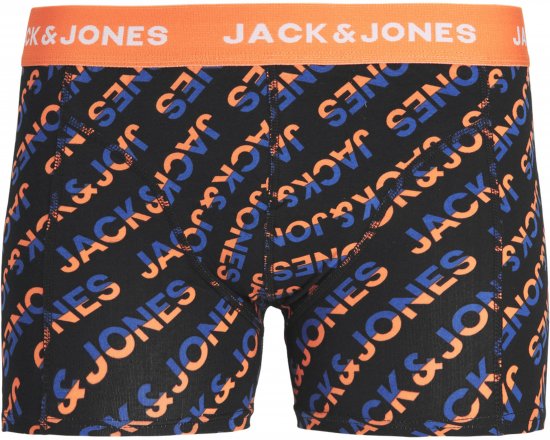 Jack & Jones Logo Trunks 3-Pack Navy Blazer - Spodní prádlo - Spodní Prádlo Nadměrné Velikosti 2XL-8XL