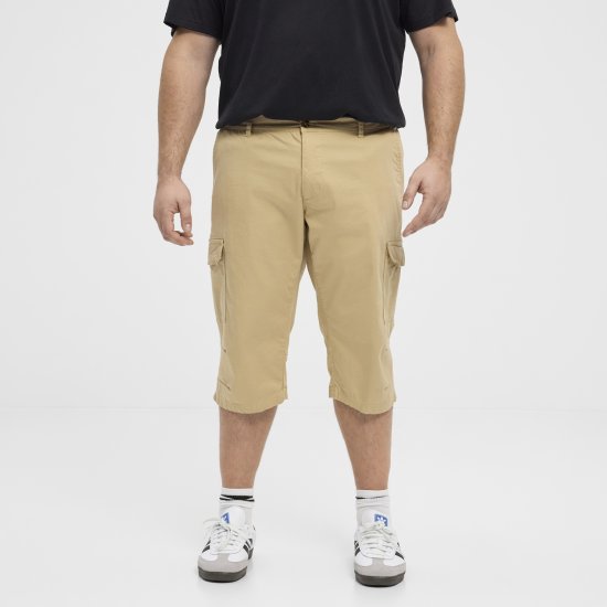North Latitude 51136 Capri Shorts Beige - Šortky - Šortky Nadměrné Velikosti W40-W60