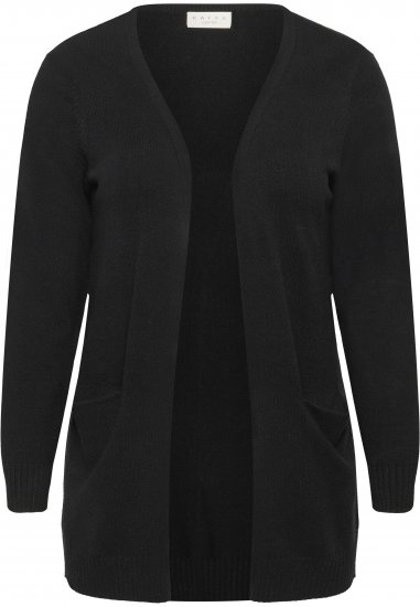 Kaffe Curve Alianna Knit Cardigan Black Deep - Kardigany - 