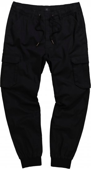 JP1880 Cargo Trousers with Many Pockets Stretchy Black - Džíny & kalhoty - Džíny a Kalhoty - W40-W70