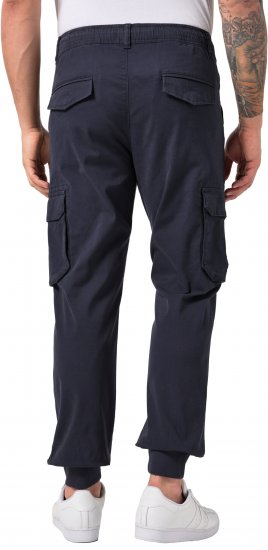 JP1880 Stretchy FLEXNAMIC Cargo Pants Navy - Kapsáče - Pánské Kapsáče Nadměrné Velikosti