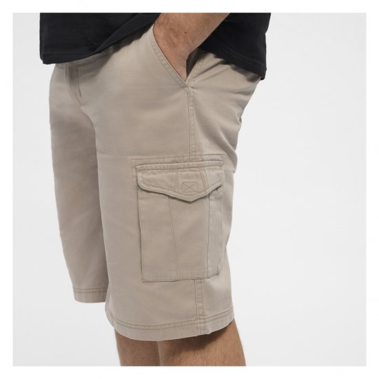 North Latitude Cargo Shorts Sand - Šortky - Šortky Nadměrné Velikosti W40-W60