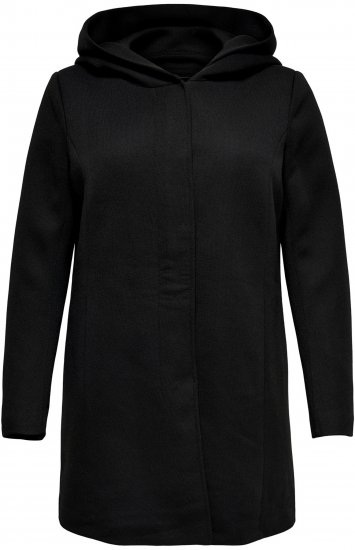 Only Carmakoma Sedona Light Coat Black - Zimní kabáty - 