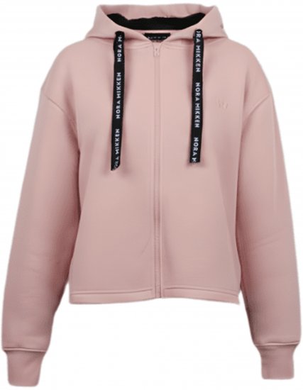 Nora Mikken GERTRUD Cropped Hoodie Pink - Mikiny & mikiny s kapucí - 