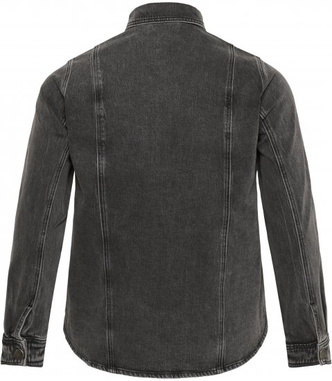 Kaffe Curve Petri Denim Jacket Grey Vintage Wash - Bundy - 